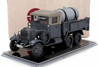MERCEDES BENZ - G3A SD.KFZ. 70 CAMIÓN CISTERNA MILITAR DE LA WEHRMACHT DE 3 EJES - EJÉRCITO ALEMÁN DE LA SEGUNDA GUERRA MUNDIAL - 1935 - GRIS MILITAR