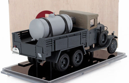 MERCEDES BENZ - G3A SD.KFZ. 70 CAMIÓN CISTERNA MILITAR DE LA WEHRMACHT DE 3 EJES - EJÉRCITO ALEMÁN DE LA SEGUNDA GUERRA MUNDIAL - 1935 - GRIS MILITAR