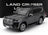 Voiture miniature Toyota Land Cruiser noire, réplique die-cast détaillée par Vroomi pour les collectionneurs