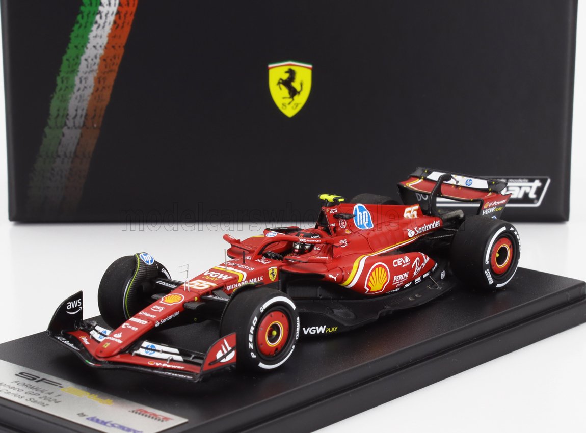 FERRARI | F1 SF-24 TEAM SCUDERIA FERRARI N 55 3. MONACO GP 2024 CARLOS SAINZ