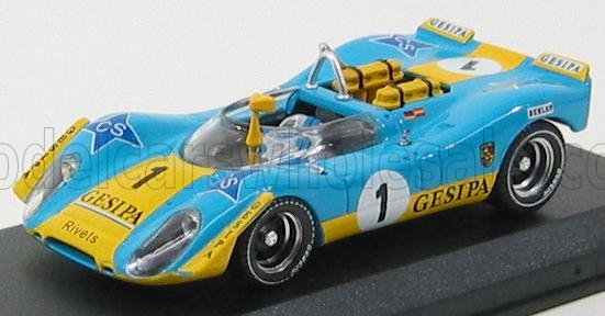 PORSCHE - 908/2 N 1 JARAMA 1970 ALEX-SOLER ROIG - BLEU JAUNE - Vroomi