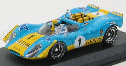PORSCHE - 908/2 N 1 JARAMA 1970 ALEX-SOLER ROIG - BLEU JAUNE - Vroomi