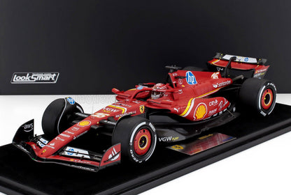 FERRARI | F1  SF-24 TEAM SCUDERIA FERRARI N 16 WINNER MONACO GP 2024 CHARLES LECLERC - CON VETRINA - WITH SHOWCASE