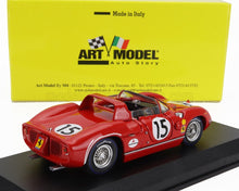 FERRARI - 330P SPIDER 4.0L V12 TEAM N.A.R.T. N 15 24h LE MANS 1964 PEDRO RODRIGUEZ - SKIP HUDSON - RED WHITE