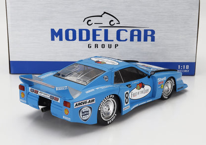 LANCIA – BETA MONTECARLO TURBO Gr.5 TEAM GS SPORT FRUIT OF THE LOOM Nr. 8 GRC ADAC SUPERSPRINT NÜRBURGRING 1981 SIEGFRIED MÜLLER Jr. – HELLBLAU