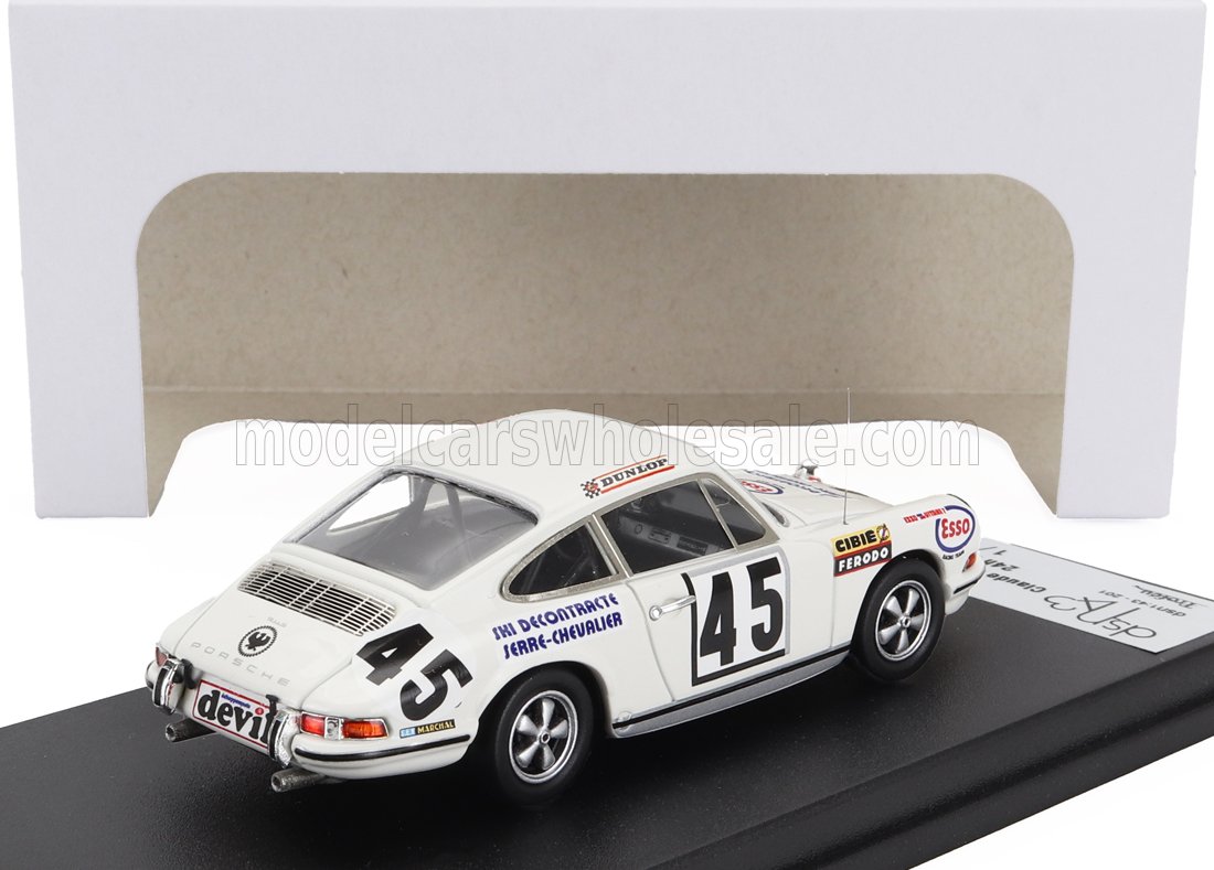Porsche 911S Coupe Team C.Laurent No. 45 Claude Laurent Jacques Marche 24h Le Mans 1971 Trofeu 1:43 scale model - image 2