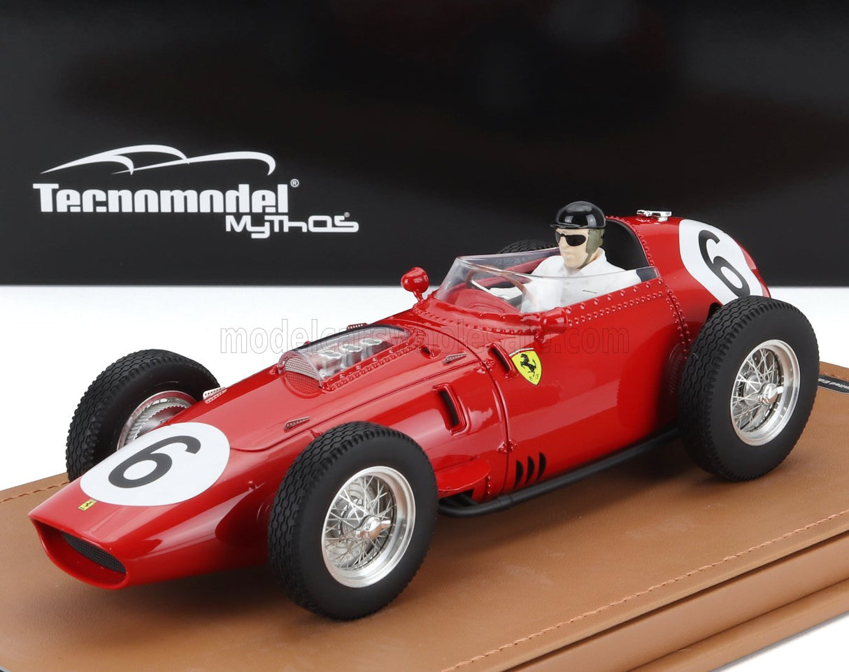 FERRARI | F1 DINO 246/256 TEAM SCUDERIA FERRARI N 6 2° GP GERMANIA AVUS (con figura del pilota) 1959 DANIEL GURNEY
