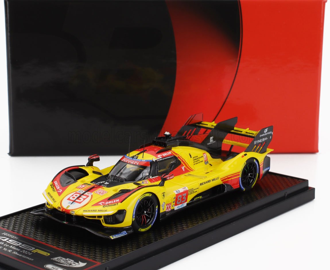 FERRARI | 499P 3.0L TURBO V6 TEAM AF CORSE N  83 24h LE MANS 2024 ROBERT KUBICA - ROBERT SHWARTZMAN - YIFEI YE