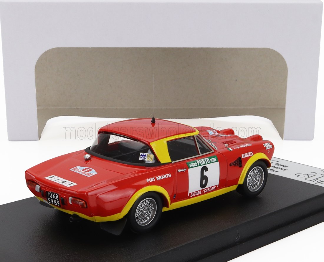 FIAT | 124 ABARTH (versione notturna) N 6 RALLY PORTOGALLO 1975 ALCIDE PAGANELLI - NINI RUSSO