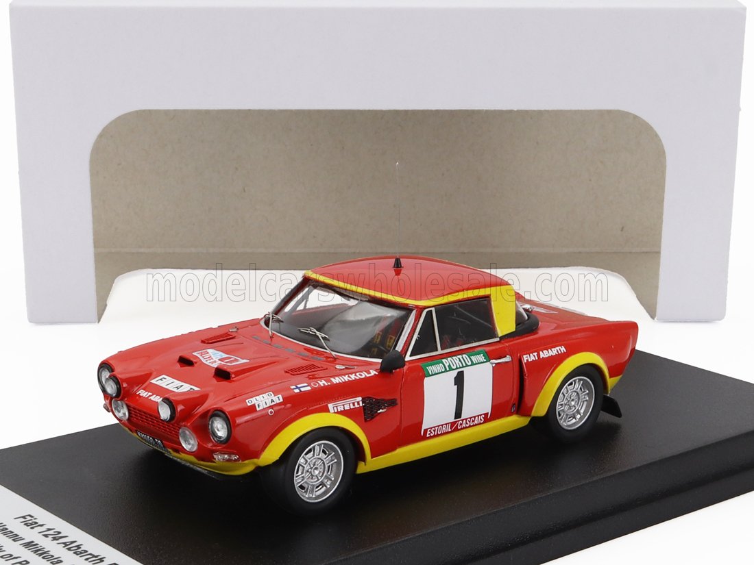 FIAT | 124 ABARTH (versione notturna) N 1 2° RALLY PORTOGALLO 1975 HANNU MIKKOLA - JEAN TODT