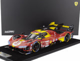 FERRARI | 499P 3.0L TURBO V6 TEAM FERRARI AF CORSE N 50 WINNER 24h LE MANS 2024 ANTONIO FUOCO - MIGUEL MOLINA - NICKLAS NIELSEN