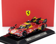 FERRARI | 499P 3.0L TURBO V6 TEAM FERRARI AF CORSE N 50 WINNER 24h LE MANS 2024 ANTONIO FUOCO - MIGUEL MOLINA - NICKLAS NIELSEN - WITH SHOWCASE