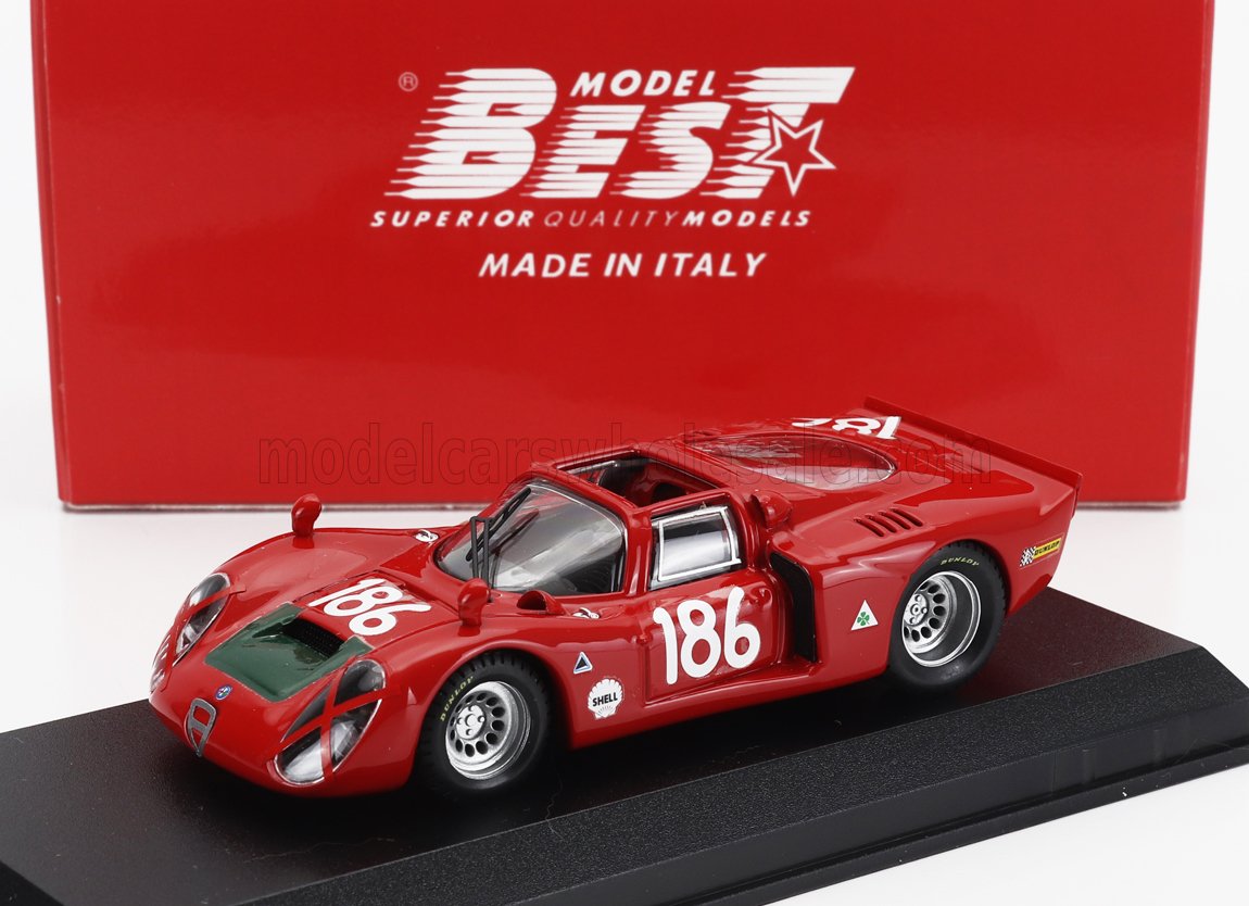 ALFA ROMEO | 33.2 TEAM AUTODELTA SPA N 180 TARGA FLORIO 1968 IGNAZIO GINTI - NANNI GALLI