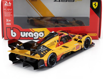 FERRARI | 499P 3.0L TURBO V6 TEAM AF CORSE N  83 24h LE MANS 2024 ROBERT KUBICA - ROBERT SHWARTZMAN - YIFEI YE