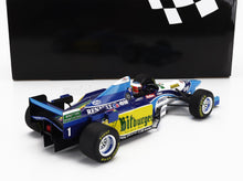 BENETTON - F1  B195 TEAM MILD SEVEN RENAULT N 1 WORLD CHAMPION WINNER PACIFIC GP 1995 MICHAEL SCHUMACHER - BLUE YELLOW