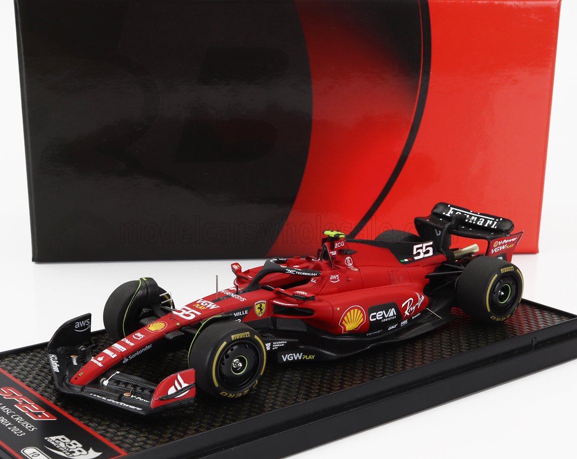 FERRARI | F1 SF-23 TEAM SCUDERIA FERRARI N 55 BELGIUM GP 2023 CARLOS SAINZ