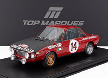 LANCIA - FULVIA HF 1600 COUPE (night version) N 14 WINNER RALLY MONTECARLO 1972 SANDRO MUNARI - MARIO MANNUCCI - RED BLACK