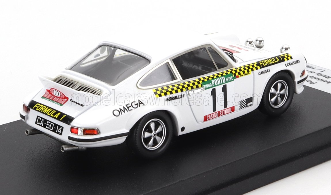 Porsche 911 Carrera RS No. 11 Antonio Borges Joao Anjos Rally Portugal 1976 Night Version Trofeu 1:43 scale model - image 2
