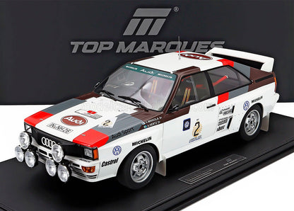 AUDI - QUATTRO A2 (night version) N 2 WINNER RALLY ARGENTINA 1983 HANNU MIKKOLA - ARNE HERTZ - WHITE RED BROWN