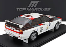 AUDI - QUATTRO A2 (night version) N 2 WINNER RALLY ARGENTINA 1983 HANNU MIKKOLA - ARNE HERTZ - WHITE RED BROWN