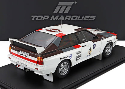AUDI - QUATTRO A2 (night version) N 2 WINNER RALLY ARGENTINA 1983 HANNU MIKKOLA - ARNE HERTZ - WHITE RED BROWN
