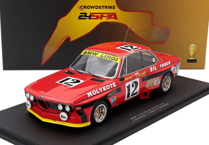 BMW - 3.0 CSL TEAM LUIGI RACING N 12 WINNER 24h SPA 1974 ALAIN PELTIER - PIERRE DIEUDONNE - JEAN XHENCEVAL - RED