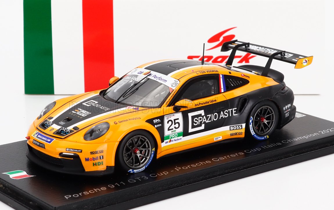 PORSCHE | 911 992 GT3 CUP N 25 PORSCHE CARRERA CUP ITALY CHAMPION 2023 LARRY TEN VOORDE