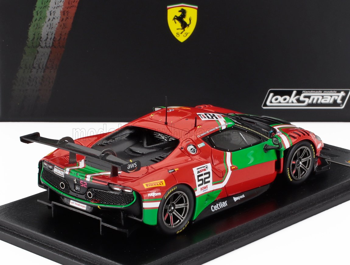 FERRARI | 296 GT3 3.0L TWIN TURBO V6 TEAM AF CORSE N 52 24h SPA 2024 ANDREA BERTOLINI - JEF MACHIELS - LOUIS MACHIELS - TOMMASO MOSCA
