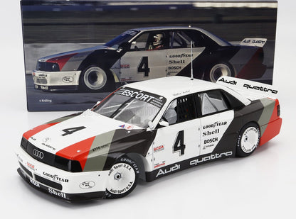 Audi Quattro race car model with Goodyear, Shell, and Bosch logos, available now on Vroomi