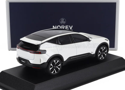 White Polestar 3 model car on black stand with Norev branding, now offered on Vroomi