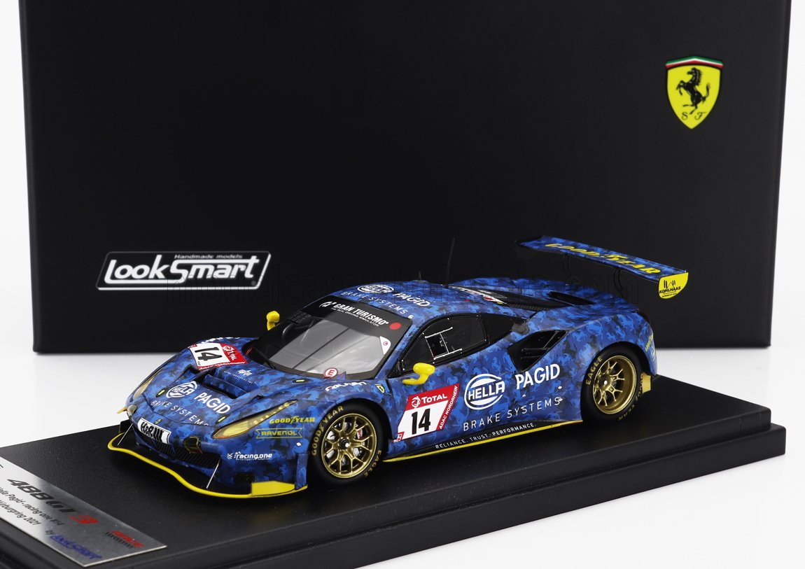 FERRARI | 488 GT3 EVO 3.9L TURBO V8 HELLA PAGID RACING ONE TEAM N 14 24h NURBURGRING 2021 CHRISTIAN KOHLHAAS - STEPHAN KOHLER - MIKE JAGER -  NORBERT SCHNEIDER
