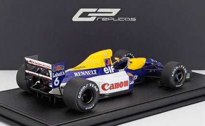 Scale model of Williams Renault F1 car with Canon and Labatt's logos, available on Vroomi