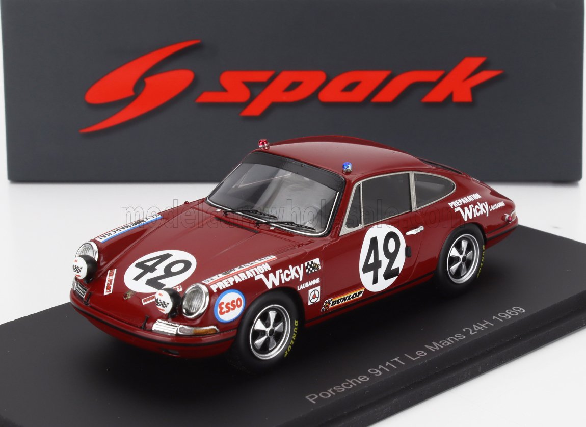 PORSCHE | 911 TEAM WICKY RACING N 42 24h LE MANS 1969 ANDRE WICKY - EDGAR BERNEY