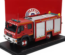 MAN - LE 14.220 TANKER TRUCKS DOUBLE CABINE BEMAEX FSR SDIS 28 SAPEURS POMPIERS D'EURE ET LOIR 2004 - RED GREY
