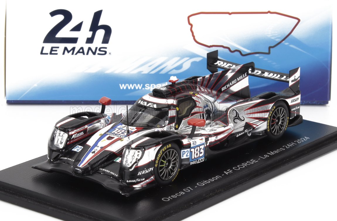 Model of Oreca 07 Gibson race car by AF Corse for Le Mans 24h 2024, available on Vroomi