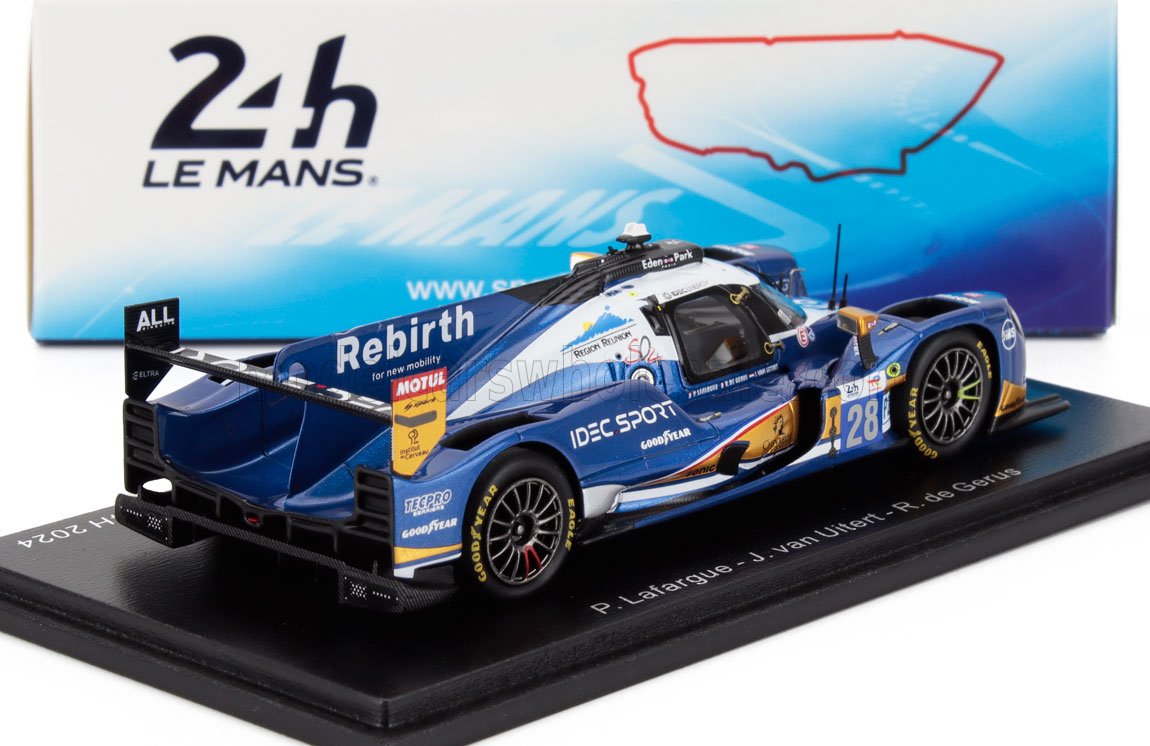 ORECA | 07 GIBSON GK428 4.2L V8 TEAM IDEC SPORT N 28 3rd LMP2 CLASS 24h LE MANS 2024 PAUL LAFARGUE - RESHAD DE GERUS - JOB VAN UITERT