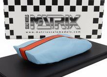 FORD USA - UNDER COVER - GT40 RACE VERSION 1966 - LIGHT BLUE ORANGE