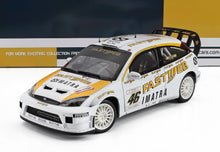 1:18 scale model rally car with Fastweb and Imatra livery, collectible and in stock at Vroomi