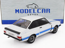 FORD ENGLAND  ESCORT MKII RS 2000 X-PACK 1977 - BLANC ET BLEU