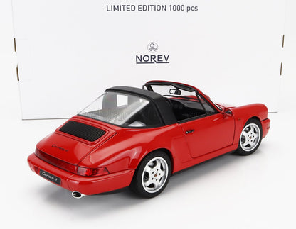 PORSCHE - 911 964 CARRERA 4 TARGA 1990 - RED