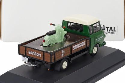 BARKAS - B1000 WITH SIMSON SERVICE SCHWALBE KR51/1 1965 - GREEN BROWN