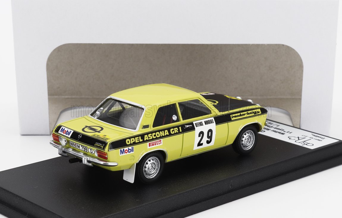 Opel Ascona No. 29 Walter Röhrl Jochen Berger Rally Lyon Charbonnières 1973 Night Version Trofeu 1:43 scale model - image 2