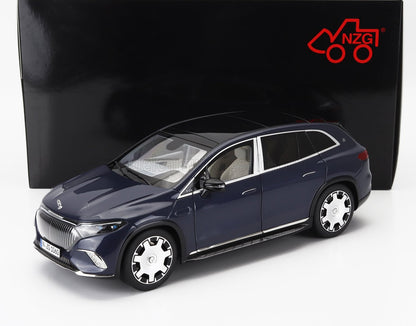 MERCEDES BENZ - MAYBACH EQS 680 (Z296) SUV 2024 - AZUL SOLDALITH Maqueta de coche en Vroomi