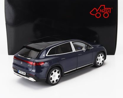 MERCEDES BENZ - MAYBACH EQS 680 (Z296) SUV 2024 - AZUL SOLDALITH Maqueta de coche en Vroomi