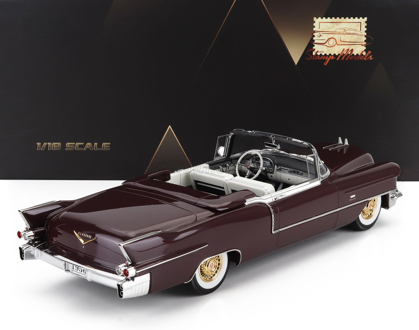 CADILLAC - ELDORADO BIARRITZ CABRIOLET OPEN 1956 - CHANTILLY - Vroomi