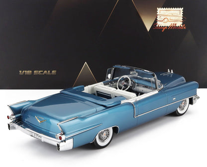 CADILLAC - ELDORADO BIARRITZ CABRIOLET OPEN 1956 - BAHAMA BLUE - Vroomi