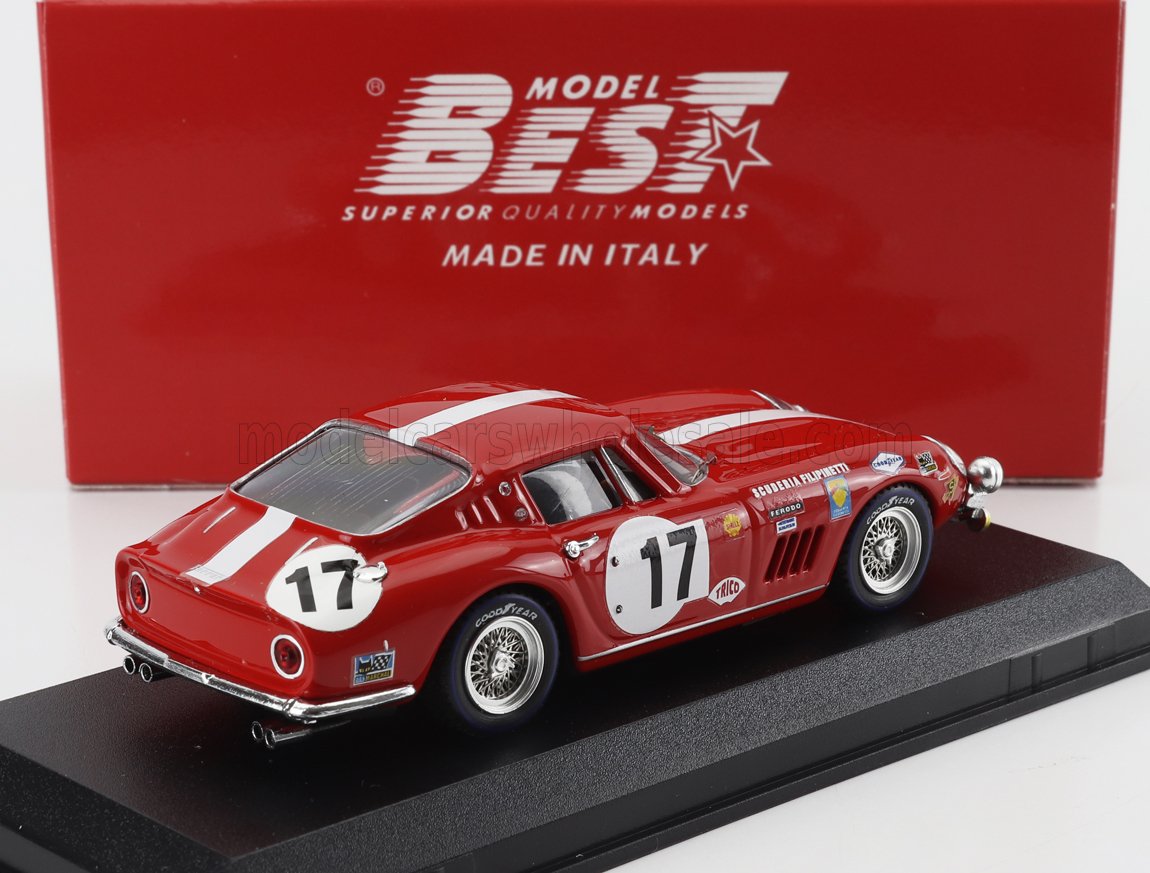 FERRARI | 275 GTB 3.3L V12 TEAM SCUDERIA FILIPINETTI N 17 24h LE MANS 1968 JACQUES REY - CLAUDE HALDI