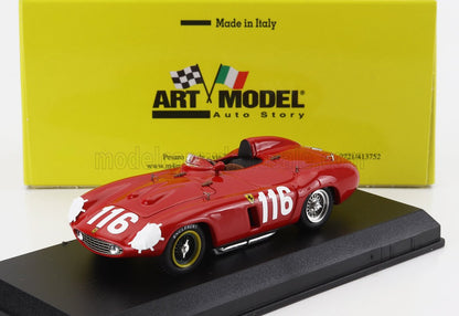 FERRARI - 857S s/n0570 SPIDER N 116 3rd TARGA FLORIO 1955 EUGENIO CASTELLOTTI - ROBERTO MANZON - RED