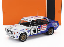LADA FIAT - 2105 VFTS N 70 RALLY 1000 LAKES 1986 EUGENIJUS TUMALEVICIOUS - PRANAS VIDEIKA - BLANC BLEU