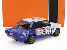 LADA FIAT - 2105 VFTS N 70 RALLY 1000 LAKES 1986 EUGENIJUS TUMALEVICIOUS - PRANAS VIDEIKA - BLANC BLEU